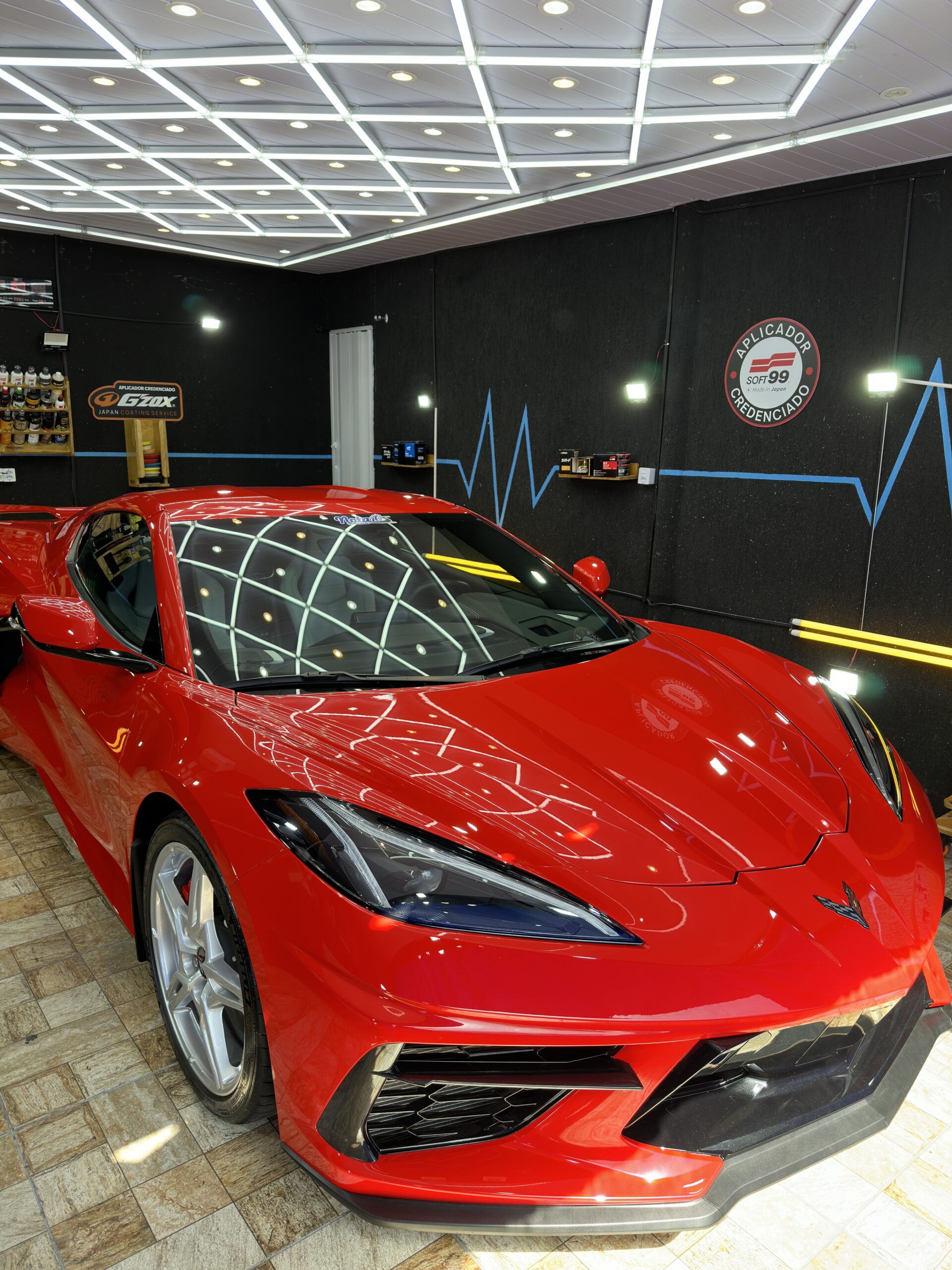 Corvette C8 Stingray - PPF e Vitrificação