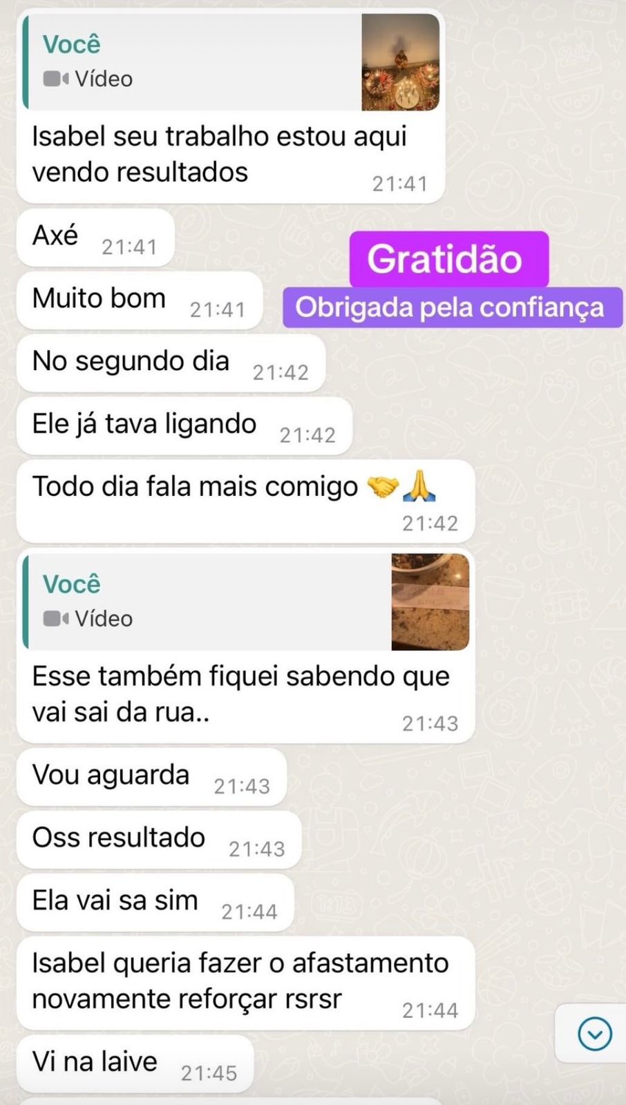 Depoimento de Cliente
