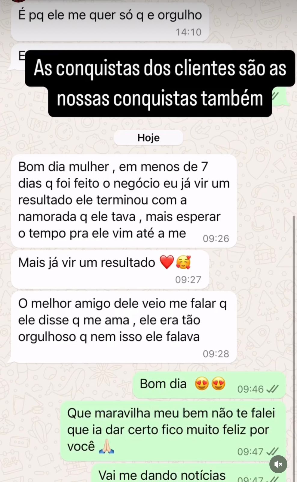 Depoimento de Cliente