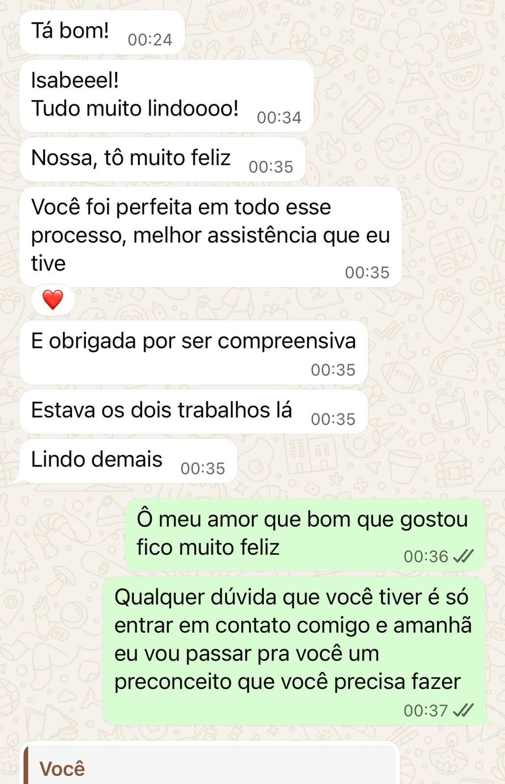Depoimento de Cliente