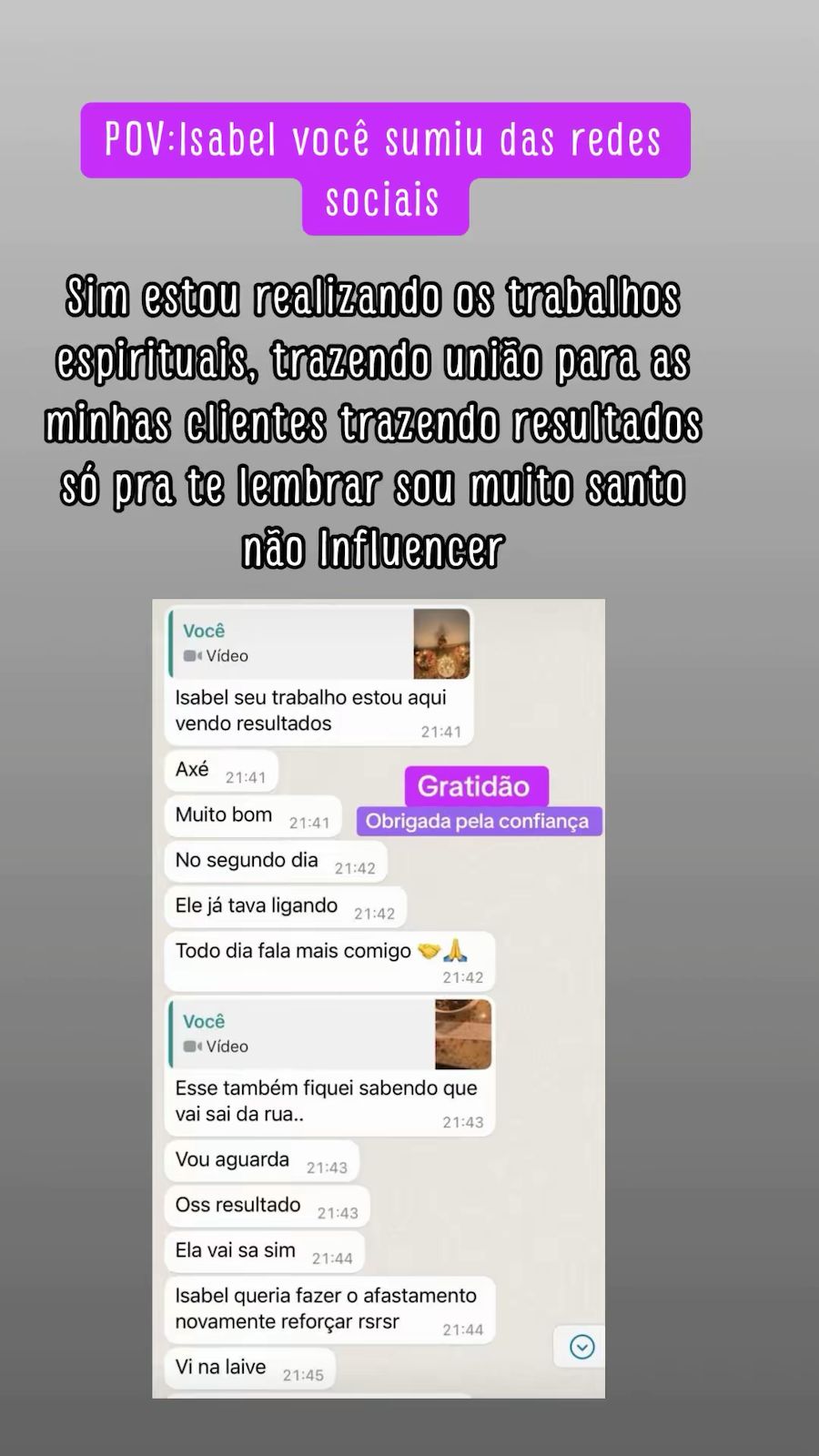 Depoimento de Cliente
