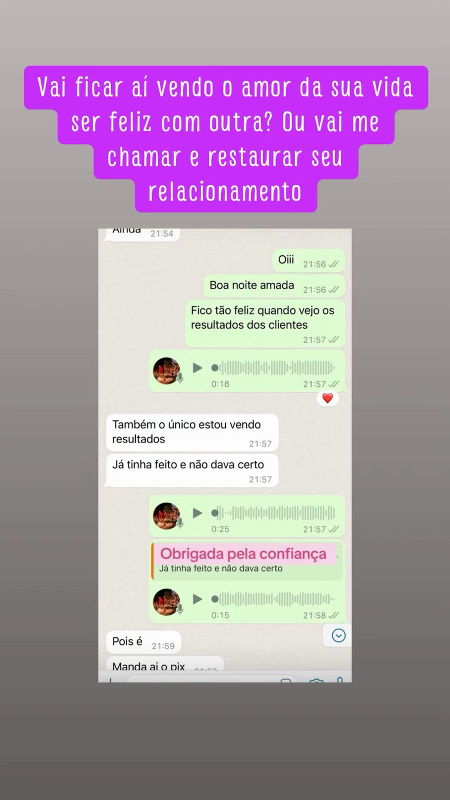Depoimento de Cliente